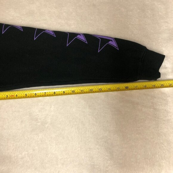 Jeffree Star Cosmetics Black & Purple 5 Yr Anniversary Pullover Hoodie Size Med - Picture 10 of 13